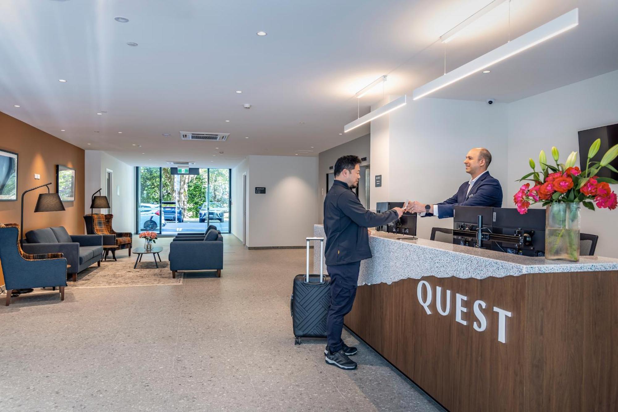 Quest On Cambridge Appartement Christchurch Buitenkant foto